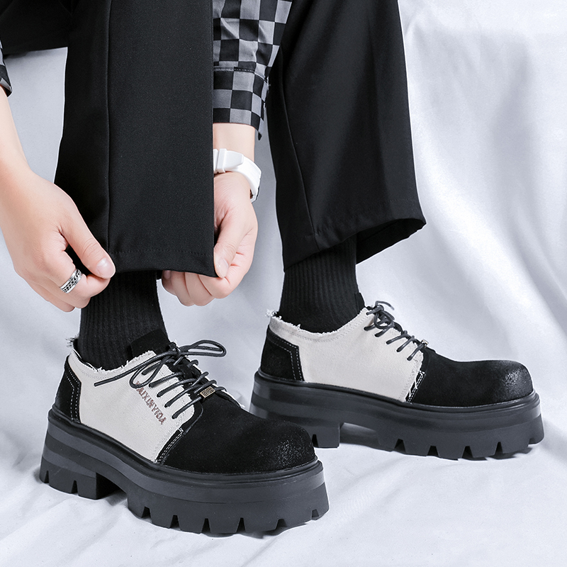 Streetwear Brand Japan - Zapatos de Cuero para Hombre, Estilo