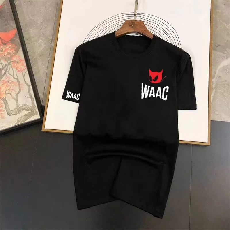 Streetwear Brand Golf - Camiseta Negra Clásica con Logo Red