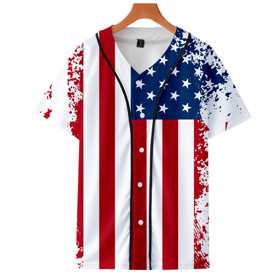 Streetwear Brand In Usa - Camiseta de béisbol con diseño de