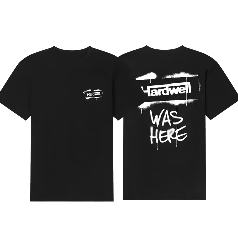 Streetwear Brand Label - Camiseta de algodón con estampado gráfico
