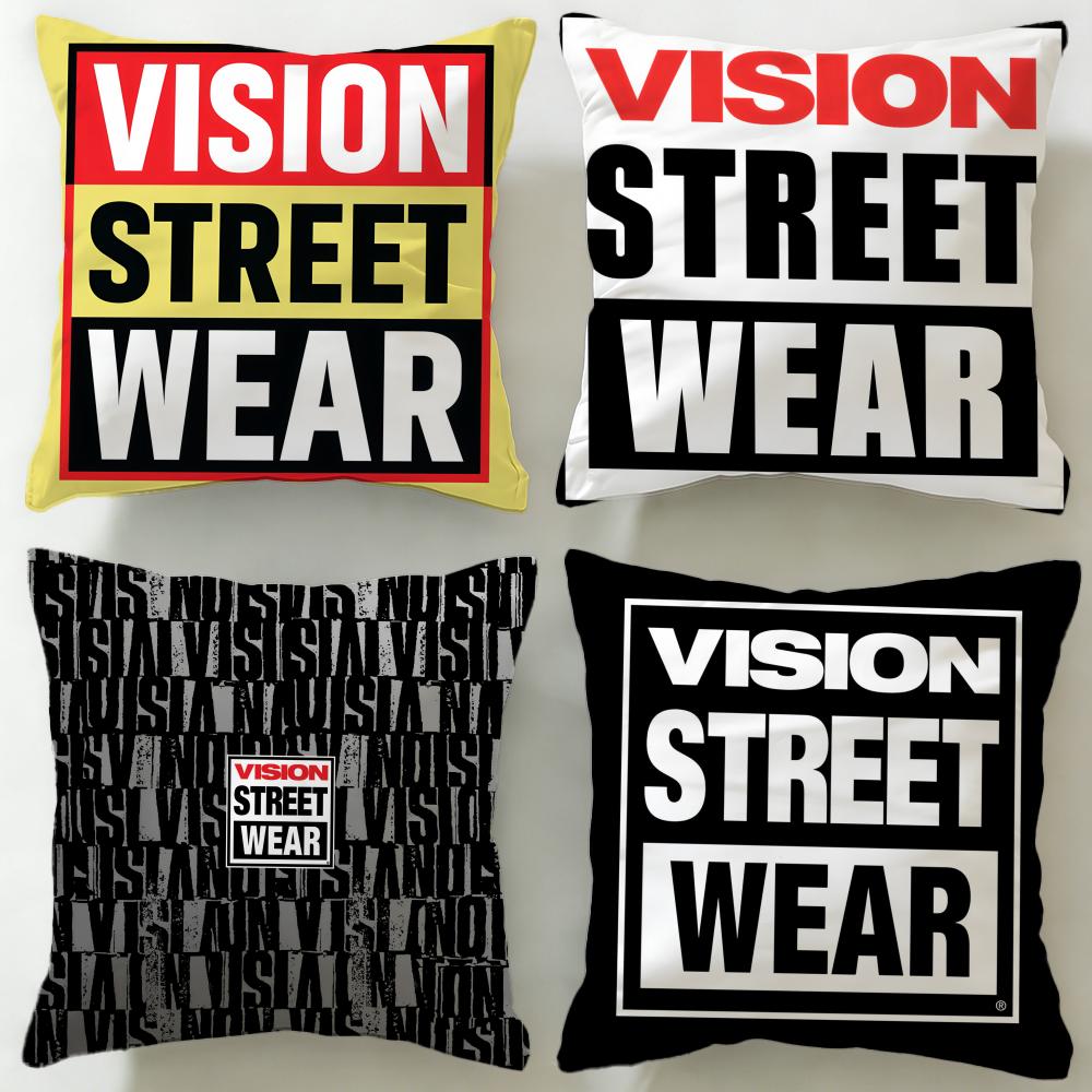 Vision Streetwear Brand - Funda de cojín clásica de la
