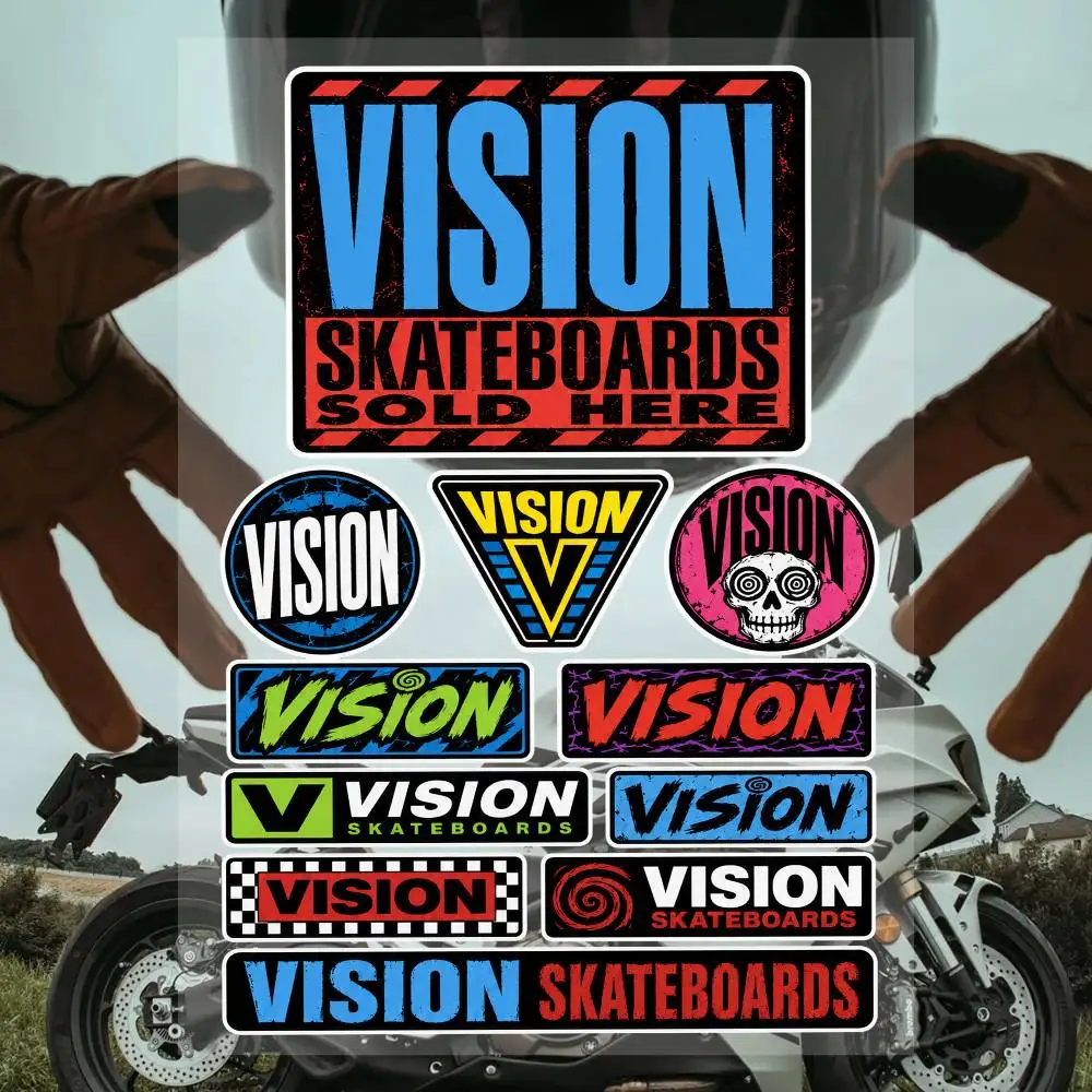 Vision Streetwear Brand - Juego de pegatinas de la marca