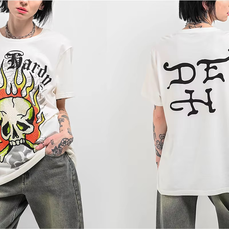 Camiseta de algodón con estamp - Streetwear Brand Japan reseña y precio