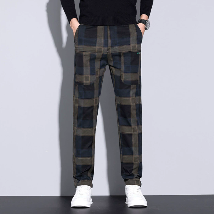 Pantalones a cuadros para homb - Streetwear Brand Tags reseña y precio