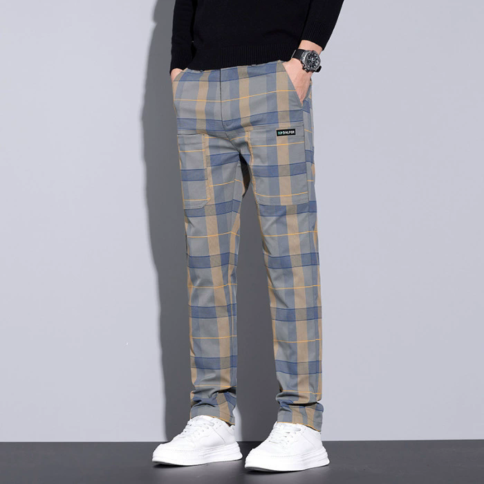 Pantalones a cuadros para homb - Streetwear Brand Tags reseña y precio