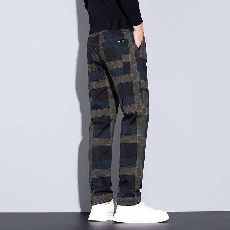 Pantalones a cuadros para homb - Streetwear Brand Tags reseña y precio