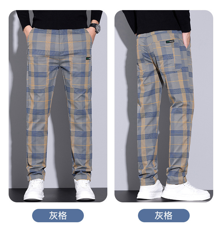 Pantalones a cuadros para homb - Streetwear Brand Tags reseña y precio
