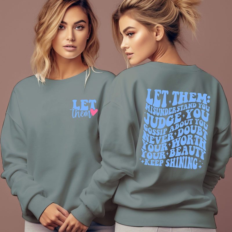 LET Them-Sudadera de manga lar - Streetwear Brand Hoodies reseña y precio