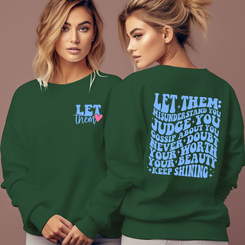 LET Them-Sudadera de manga lar - Streetwear Brand Hoodies reseña y precio
