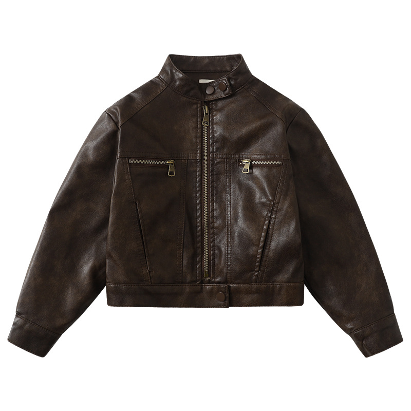 Chaqueta de cuero Pu cálida de - Streetwear Brand Photography reseña y precio