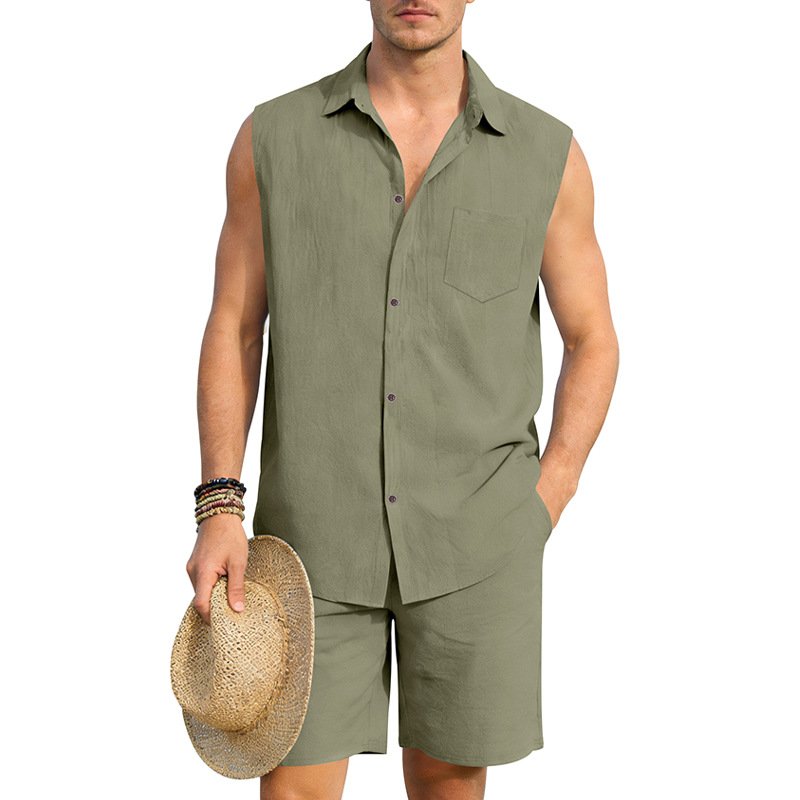 Conjunto de Camisa sin Mangas  - Streetwear Brand Tags reseña y precio