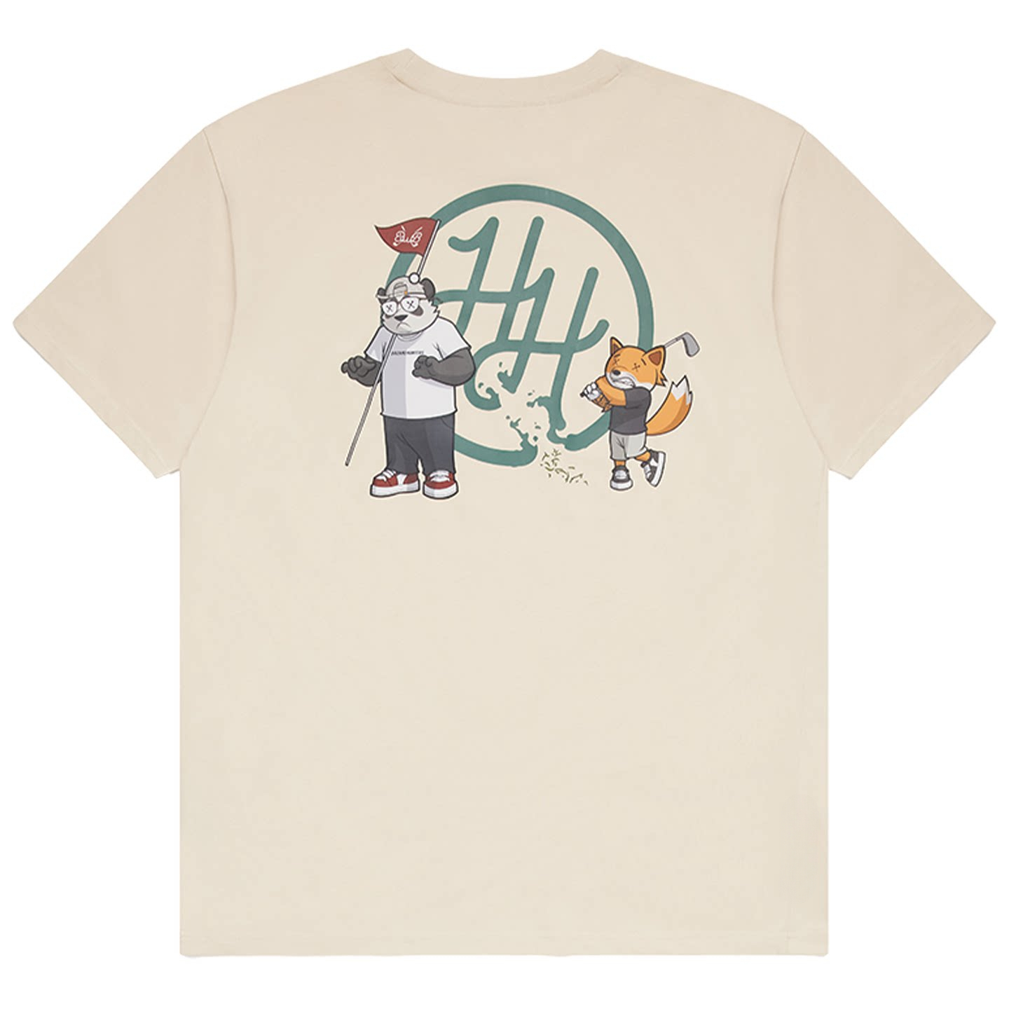 Camiseta con estampado de pand - Streetwear Brand Golf reseña y precio
