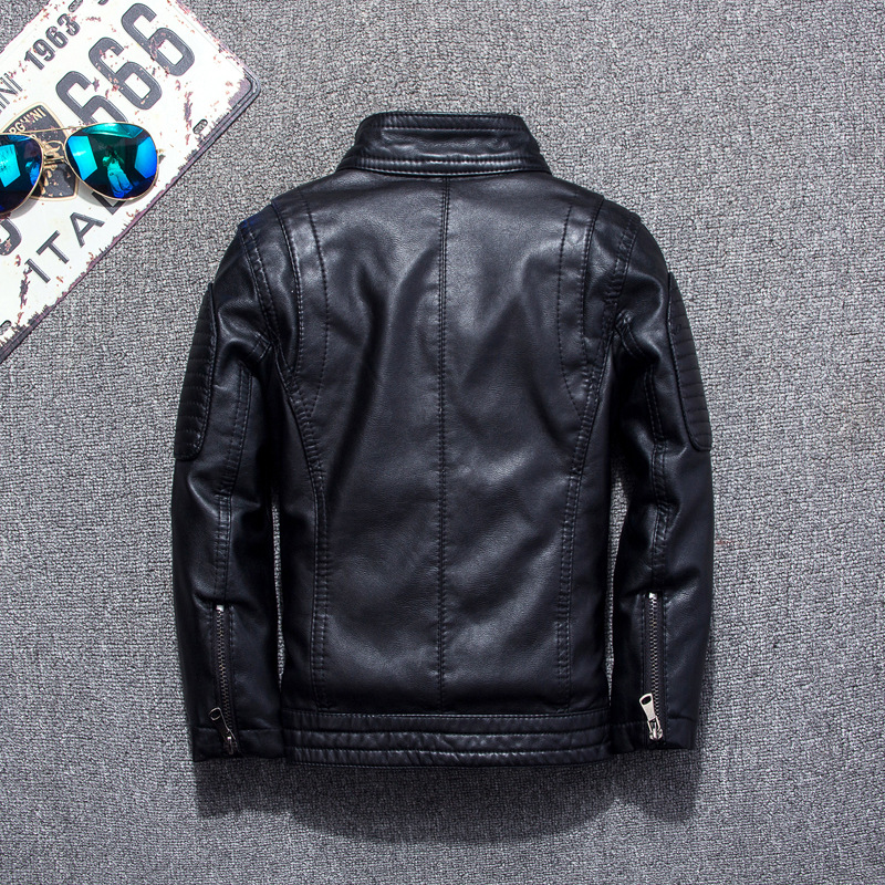 Chaqueta de cuero Pu con logot - Streetwear Brand Photography reseña y precio
