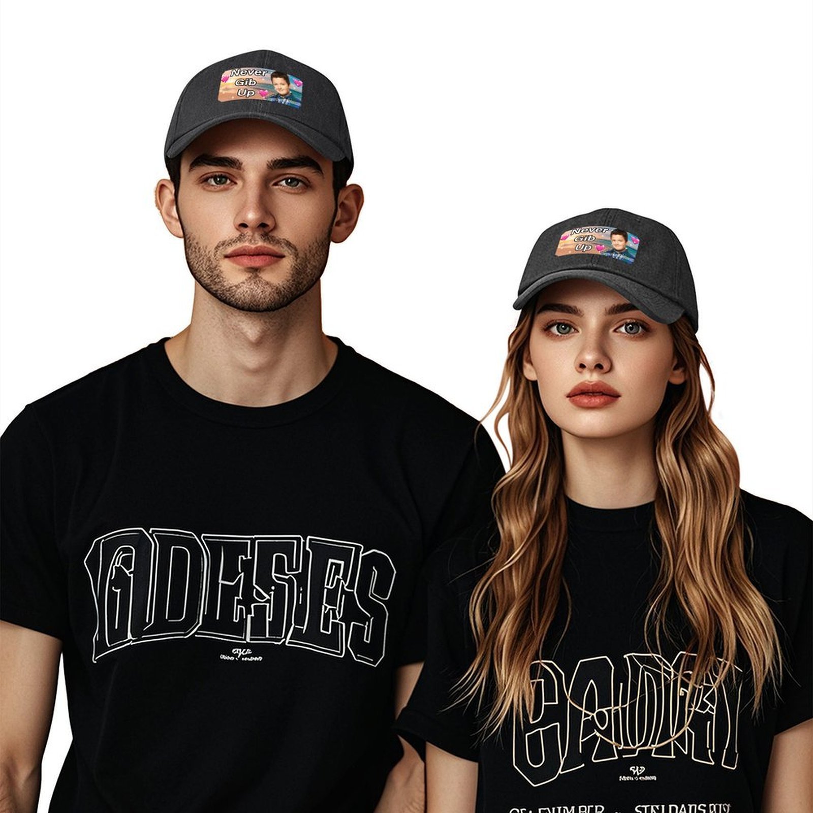 Never gib up pegatina para par - Streetwear Brand Golf reseña y precio